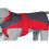 Trixie Lorient szürke-piros esőkabát, L 60 cm