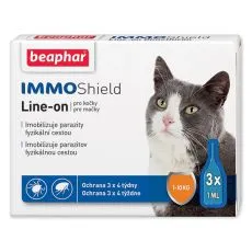 BEAPHAR IMMO SHIELD Line-on MACSKA 3 x 1 ml