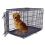 Dog Cage Black Lux ketrec, L - 91 x 59 x 65,5 cm