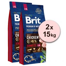 Brit Premium by Nature Senior Large és Extra Large 2 x 15 kg