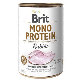 Brit Mono Protein Rabbit konzerv, 400 g