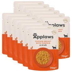 Applaws Tasakos macskaeledel csirkemell és sütőtök 12 x 70 g