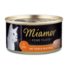 Miamor Filet konzerv tonhal és fürjtojás 100 g