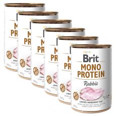 Brit Mono Protein Rabbit konzerv 6 x 400 g