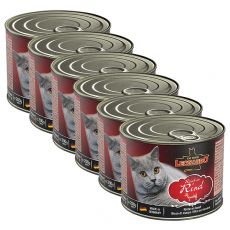 Leonardo konzerv macskáknak, Marha 6 x 200 g
