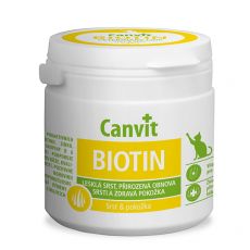 Canvit Biotin - étrendkiegészítő az egészséges és csillogó szőrért 100 db. / 100 g