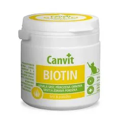 Canvit Biotin - &eacute;trendkieg&eacute;sz&iacute;tő az eg&eacute;szs&eacute;ges &eacute;s csillog&oacute; szőr&eacute;rt 100 db. / 100 g