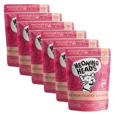 MEOWING HEADS So Fish Ticated Salmon GRAIN FREE 6 x 100 g