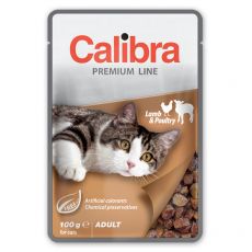CALIBRA Cat Adult bárány és baromfi falatok szószban 100 g