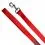 Piros sz&iacute;nű p&oacute;r&aacute;z neopr&eacute;n foganty&uacute;val 1,2 m / 25 mm