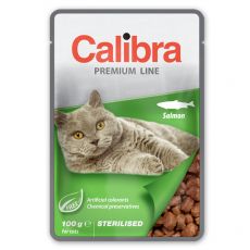 CALIBRA Cat Adult Sterilised lazac darabokkal szószban 100 g