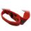 Piros biztonsági nyakörv fogantyúval 40 - 65 cm, 40 mm
