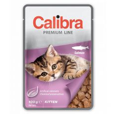 CALIBRA Cat Kitten lazac darabok szószban 100 g