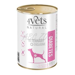 4Vets Natural Veterinary Exclusive DIABETES 400 g