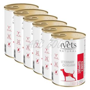 4Vets Natural Veterinary Exclusive KIDNEY SUPPORT 6 x 400 g