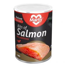 MARTY Deluxe Bits of Salmon konzerv macskáknak 400 g