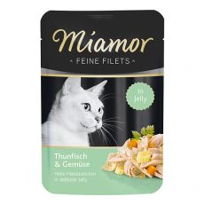 Miamor Feine Filets alutasakos eledel tonhal és zöldség zselében 100 g