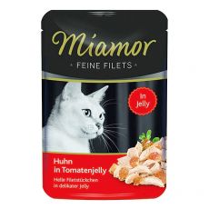 Miamor Feine Filets alutasakos eledel csirke és paradicsom zselében100 g