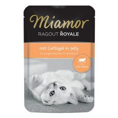 MIAMOR Ragout Royal Kitten csirke zselében 100 g