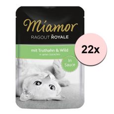 MIAMOR Ragout Royal pulyka és vad szószban 22 x 100 g