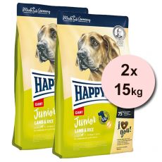 Happy Dog Junior Giant Lamb & Rice 2 x 15 kg