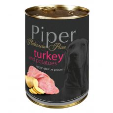 Piper Platinum Pure konzerv pulyka és burgonya  400 g