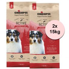 CHICOPEE Active Chicken & Rice 2 x 15 kg