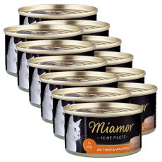 Miamor Filet konzerv tonhal és fürjtojás 12 x 100 g