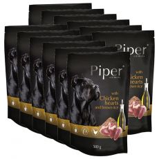 Piper Adult alutasakos eledel csirkeszívvel és barna rizzsel 12 x 500 g