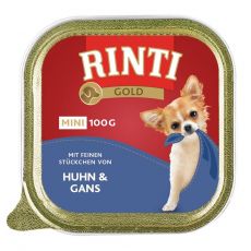 Rinti Gold Mini Adult konzerv csirke és liba 100 g