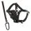 Kurgo Tru-Fit Smart Harness utaz&oacute; kutyah&aacute;m, fekete XS
