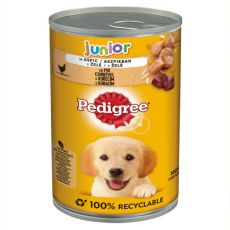Pedigree konzerv csirkével zselében, kölyökkutyák számára 400g