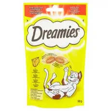 Dreamies jutalomfalatok l&aacute;gy sajttal macsk&aacute;k sz&aacute;m&aacute;ra  60g