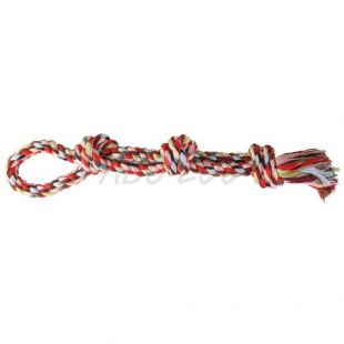 Kutyajáték - csomós kötél rágóka, 60 cm