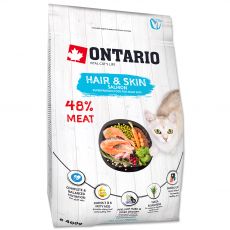 Ontario Cat Hair & Skin Salmon 400 g