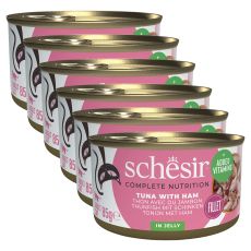 Schesir macskaeledel - Tonhal sonkával aszpikban 6 x 85 g