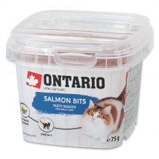 Ontario Snack Macska lazac falatok 75 g