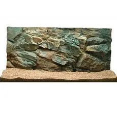 Akv&aacute;riumba alkalmas 3D h&aacute;tt&eacute;r 80 x 40 cm - SZIKLA