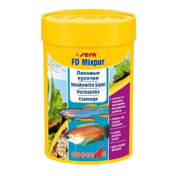 sera FD mixpur eleség halaknak 100 ml