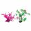 TETRA Plantastics XS rózsaszínű növények 6 db