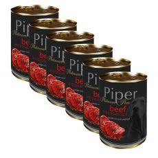Piper Platinum Pure kutyakonzerv marhahús és barna rizs 6 x 400 g