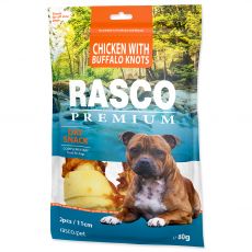Rasco Premium Száraz Snack Csirke Bölénnyel Csomók 80 g