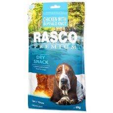 Rasco Premium Száraz Snack Csirke Bölénnyel Csomó 80 g