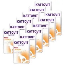 Kattovit Urinary, borj&uacute;h&uacute;s zacsk&oacute;s eledel 12 x 85 g