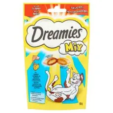 Dreamies Mix csemeg&eacute;k lazaccal &eacute;s sajttal 60 g