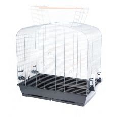 Madárkalitka SARA CABRIO 78 x 47,5 x 80/100 cm FEKETE