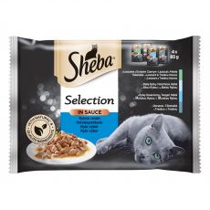 Sheba Selection halhúsos 4 x 85 g