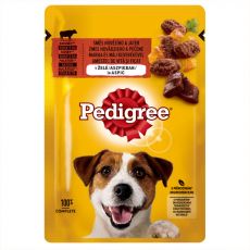 Pedigree zacskós eledel marhával kocsonyában + máj 100 g