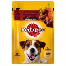 Pedigree zacskós eledel marhával és báránnyal szemekben 100 g