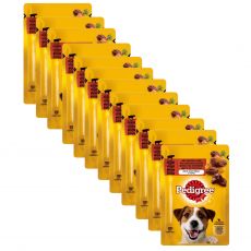 Pedigree zacskós eledel marhával kocsonyában + máj 12 x 100 g
